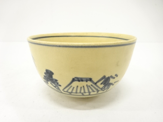 JAPANESE TEA CEREMONY / TEA BOWL CHAWAN / VIETNAMESE STYLE (ANNANDE) / SCENERY / ARTISAN WORK